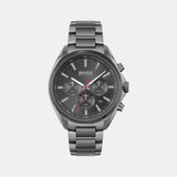 Hugo Boss Distinct Grey Dial Gren Steel Strap Watch for Men - 1513858 Authentic Buy Shop Now