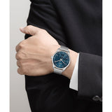 Hugo Boss Sophio Blue Dial Silver Mesh Bracelet Watch for Men - 1513942 Authentic Buy Shop Now