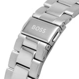 Hugo Boss Energy Chronograph Black Dial Silver Steel Strap Watch For Men - 1513971 Authentic Buy Shop Now