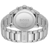 Hugo Boss View Chronograph Blue Dial Silver Steel Strap Watch For Men - 1513989 Authentic Buy Shop Now