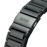Hugo Boss Steer Chronograph Quartz Grey Dial Grey Steel Strap Watch For Men - 1513996 Authentic Buy Shop Now