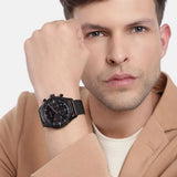 Hugo Boss Gregor Chronograph Black Dial Black Mesh Bracelet Watch For Men - 1514065 Authentic Buy Shop Now