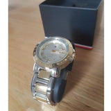 Tommy Hilfiger Damen Silver Dial Two Tone Steel Strap Watch for Women - 1781398 Authentic Buy Shop Now