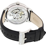 Fossil Townsman Automatic Skeleton Silver Dial Black Leather Strap Watch for Men - ME3041 Authentic Buy Shop Now