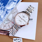 Tissot T Classic Le Locle Powermatic 80 Silver Dial Two Tone Steel Strap Watch For Men - T006.407.22.036.00 Authentic Buy Shop Now