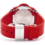 Gucci Dive Quartz Black Dial Red Rubber Strap Watch For Men - YA136309 Authentic Buy Shop Now