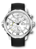 IWC Aquatimer Chronograph White Dial Black Rubber Strap Watch for Men - IW376801 Authentic Buy Shop Now