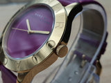 Marc Jacobs Blade Purple Dial Purple Leather Strap Watch for Women - MBM1203 Authentic Buy Shop Now