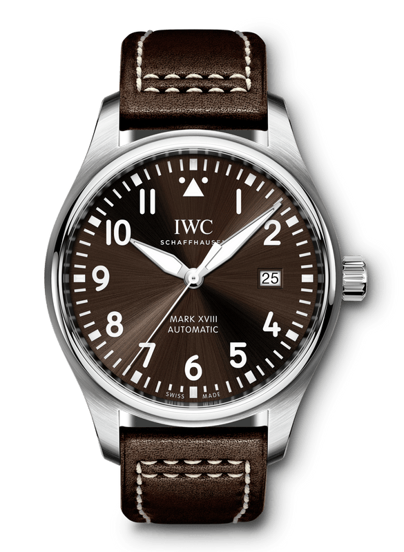 IWC Pilot's Watch Mark XVII Edition "Antoine De Saint Exupery" Brown Dial Brown Leather Strap Watch for Men - IW327003 Authentic Buy Shop Now