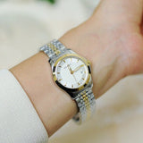 Gucci G Timeless Silver Dial Two Tone Steel Strap Watch For Women - YA126511 Authentic Buy Shop Now