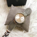 Guess Chiffon Silver Dial Silver Mesh Bracelet Watch For Women - W1083L1 Authentic Buy Shop Now