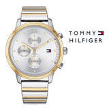 Tommy Hilfiger Blake Silver Dial Two Tone Steel Strap Watch for Women - 1781908 Authentic Buy Shop Now