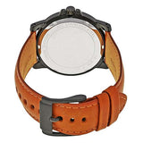 Michael Kors Paxton Analog Black Dial Brown Rubber Strap Watch For Men - MK8502 Authentic Buy Shop Now