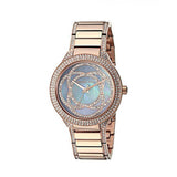 Michael Kors Kerry Purple Dial Rose Gold Stainless Steel Strap Watch for Women - MK3482 Authentic Buy Shop Now