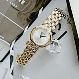 Versace V-Flare Quartz Silver Dial Gold Steel Strap Watch for Women - VEBN00718 Authentic Buy Shop Now