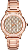 Michael Kors Kinley Rose Gold Dial Rose Gold Steel Strap Watch for Women - MK6210 Authentic Buy Shop Now