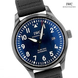 IWC Pilot’s Watch Mark XVIII Edition “Laureus Sport for Good Foundation" Blue Dial Black Nylon Strap Watch for Men - IW324703 Authentic Buy Shop Now