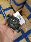 Fossil Grant Chronograph Black Dial Black Steel Strap Watch for Men - FS4832 Authentic Buy Shop Now