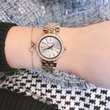 Michael Kors Darci Rose Gold Dial Rose Gold Steel Strap Watch for Women - MK3431 Authentic Buy Shop Now