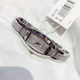 Bulova Crystal Collection Silver Dial Silver Steel Strap Watch for Women - 96L235 Authentic Buy Shop Now