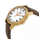 Tissot T Classic Carson White Dial Brown Leather Strap Watch For Men - T085.410.36.013.00 Authentic Buy Shop Now