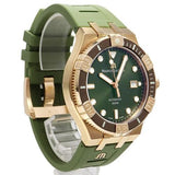 Maurice Lacroix Aikon Venturer Bronze Dial Green Rubber Strap Watch For Men - AI6058-BRZ01-630-1 Authentic Buy Shop Now