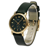 Marc Jacobs Baker Mini Green Dial Green Leather Strap Watch for Women - MBM1272 Authentic Buy Shop Now