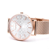 Coach Perry Silver Dial Rose Gold Mesh Bracelet Watch for Women - 14503386 Authentic Buy Shop Now