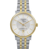 Tissot Carson Premium Powermatic 80 White Dial Two Tone Steel Strap Watch For Men - T122.407.22.031.00 Authentic Buy Shop Now