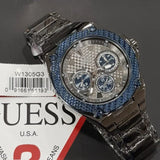 Guess Sport Analog Grey Dial Grey Steel Strap Watch for Men - W0377G5 Authentic Buy Shop Now