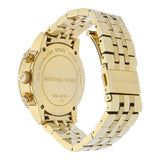 Michael Kors Ritz Chronograph Gold Dial Gold Steel Strap Watch for Women - MK5676 Authentic Buy Shop Now