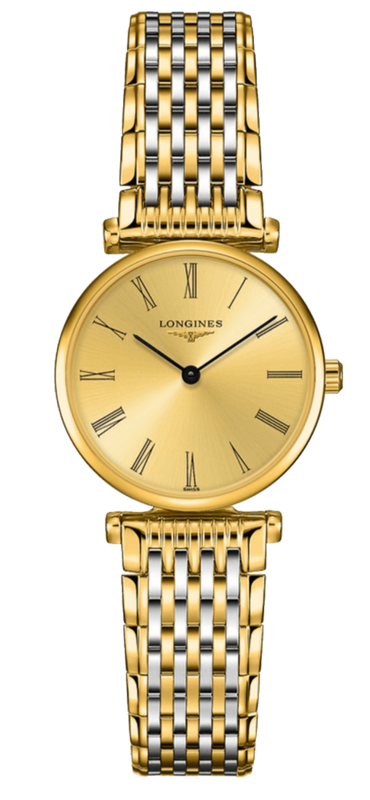 Longines La Grande Classique de Longines Gold Dial Two Tone Steel Strap Watch for Women - L4.209.2.31.7 Authentic Buy Shop Now