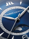 Maurice Lacroix Fiaba Moonphase Blue Dial Silver Steel Strap Watch for Women - FA1084-SS002-420-1 Authentic Buy Shop Now