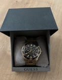 Guess BFF Multifunction Black Dial Gold Steel Strap Watch for Women - W0231L3 Authentic Buy Shop Now