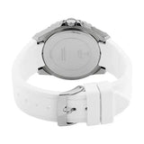 Guess Zena Analog White Dial White Rubber Strap Watch For Women - W1094L1 Authentic Buy Shop Now