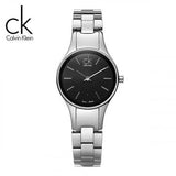 Calvin Klein Simplicity Black Dial Silver Steel Strap Watch for Women - K4323130 Authentic Buy Shop Now