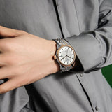 Tissot Le Locle Powermatic 80 Silver Dial Two Tone Steel Strap Watch For Men - T006.407.22.036.01 Authentic Buy Shop Now
