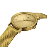 Tissot Everytime Gent Gold Dial Gold Mesh Bracelet Watch for Men - T143.410.33.021.00 Authentic Buy Shop Now