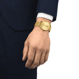 Tissot T Classic Everytime Medium Gold Dial Gold Mesh Bracelet Watch For Men - T109.410.33.021.00 Authentic Buy Shop Now