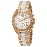 Michael Kors Bradshaw Silver Dial Two Tone Steel Strap Watch for Women - MK5907 Authentic Buy Shop Now
