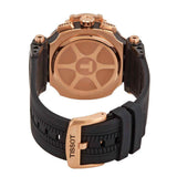 Tissot T Race Chronograph Black Dial Black Silicone Strap Watch For Men - T115.417.37.051.00 Authentic Buy Shop Now