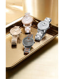 Movado Bold Ceramic Silver Dial Silver Steel Strap Watch for Women - 3600638 Authentic Buy Shop Now