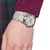 Gucci G Timeless Quartz Grey Dial Grey Leather Strap Watch For Men - YA1264058 Authentic Buy Shop Now