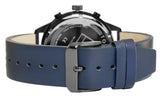 Tommy Hilfiger Chase Grey Dial Blue Leather Strap Watch for Men - 1791578 Authentic Buy Shop Now