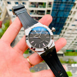Maurice Lacroix Aikon Automatic Chronograph Black Dial Black Leather Strap Watch for Men - AI1808-SS000-330-2 Authentic Buy Shop Now