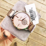 Michael Kors Portia Rose Gold Dial Rose Gold Steel Strap Watch for Women - MK3640 Authentic Buy Shop Now