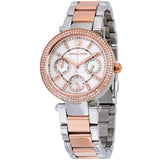 Michael Kors Parker White Dial Two Tone Steel Strap Watch for Women - MK5820 Authentic Buy Shop Now