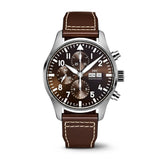 IWC Pilot's Watch Chronograph Edition Brown Dial Brown Leather Strap Watch for Men - IW377713 Authentic Buy Shop Now