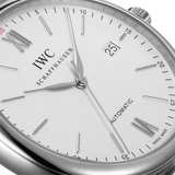 IWC Portofino Automatic White Dial Silver Mesh Bracelet Watch for Men - IW356505 Authentic Buy Shop Now