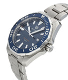 Tag Heuer Aquaracer Blue Dial Silver Steel Strap Watch for Men - WAY101C.BA0746 Authentic Buy Shop Now